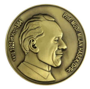 Plaketa Prof. MUDr. Milana Haška